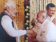 Facilitation of Dr. D L Patel by Hon. C M of Gujarat Shri Narendrabhai  Modi ('Sadbhavna Yatra' program in Himatnagar
