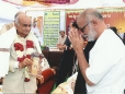 Respected Morari Bapu on the occasion of 'Amrut Parva' of Dr. D L Patel